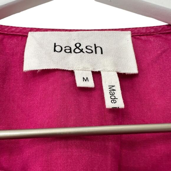 NWT Ba&sh Embroidered Ilo Fuchsia Blouse Size Medium - Picture 4 of 12